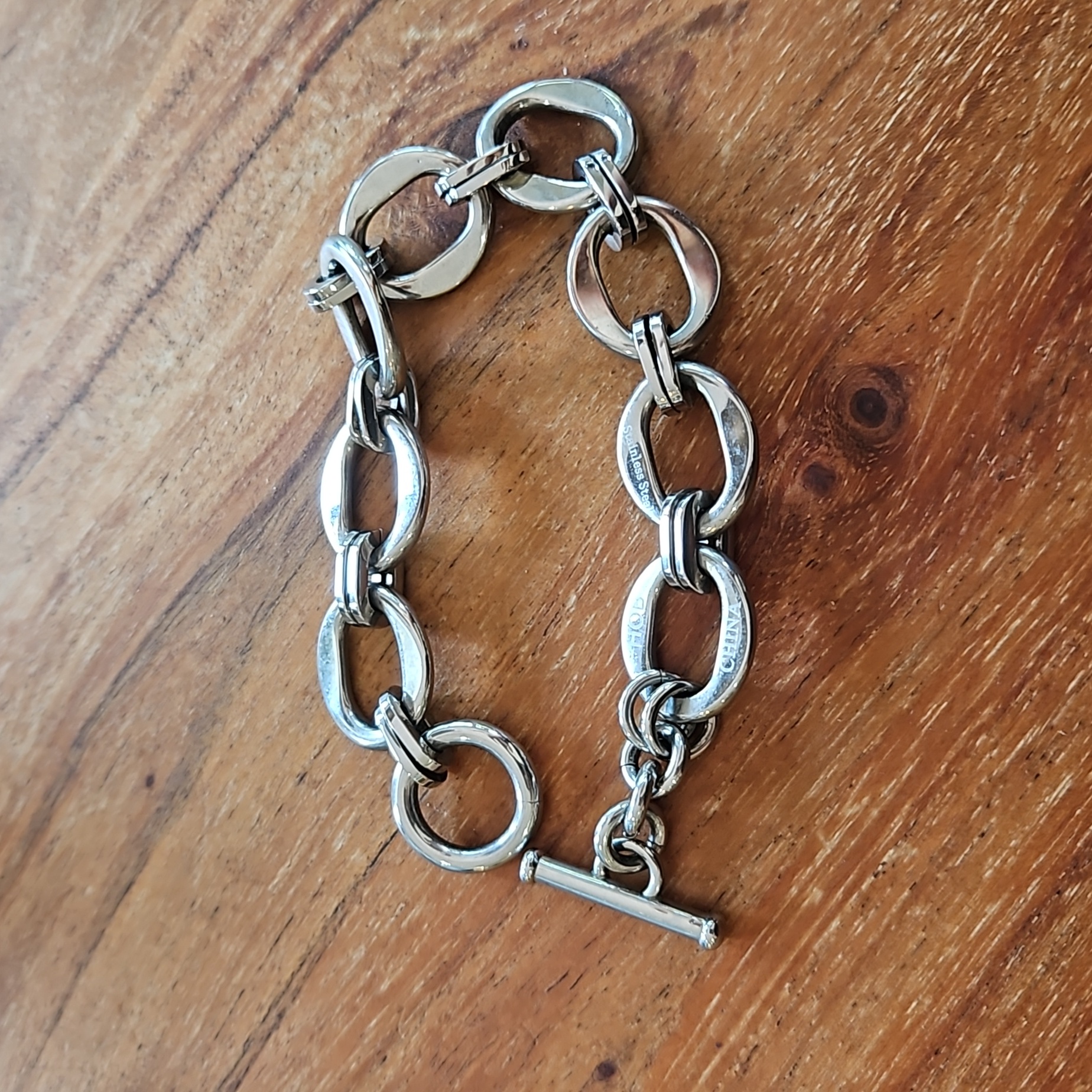Hob Stainless Steel Link Bracelet